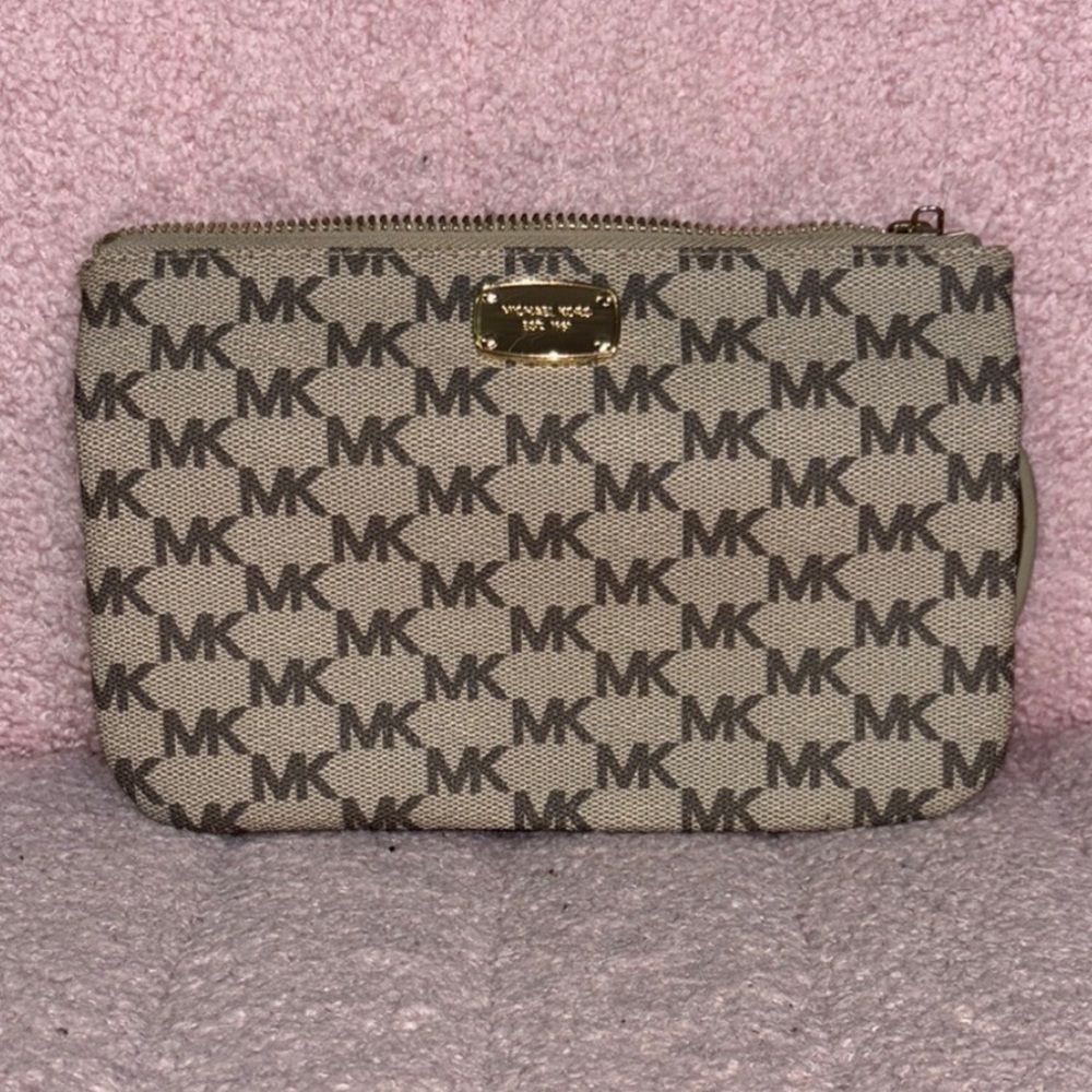 Michael Kors Brown Belt Bag with Signature Logo Design